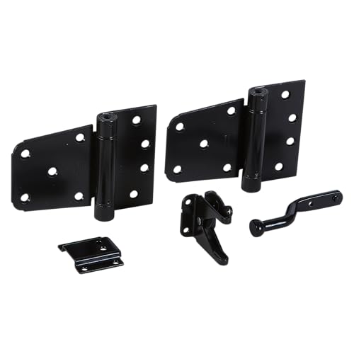 National Hardware N343-475 Self-Closing Gate Kit, Black (Pack of 5) - size: 0 (Pack of 5)