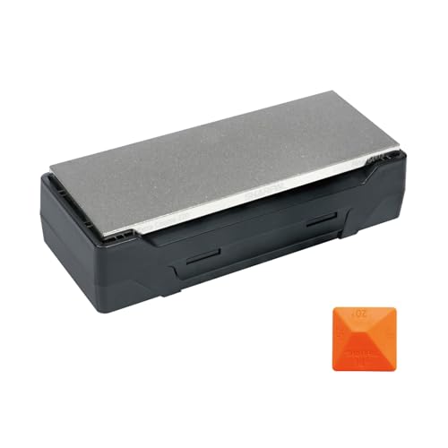 SHARPAL 163N Double-sided Diamond Sharpening Stone, 8 in. x 3 in. - size: 8 in. x 3 in. / 220&600 Grit