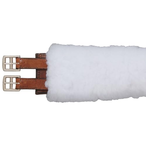 Tough 1 Fleece Girth Cover - color: White