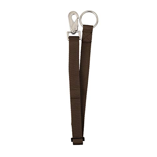 Derby Originals Heavy Duty Adjustable 30” Nylon Hanging Bucket Straps for Water and Feed Buckets - Available in 16 Colors and Patterns (Brown) - color: Brown