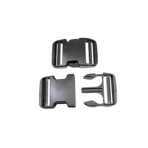 Quick Side Release Buckle, Heavy Duty Plastic Snap Buckle Clip Clasp Fasteners for Backpack Strap - style: 2 Inch - 2 Pieces
