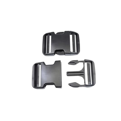 Quick Side Release Buckle, Heavy Duty Plastic Snap Buckle Clip Clasp Fasteners for Backpack Strap - style: 2 Inch - 2 Pieces