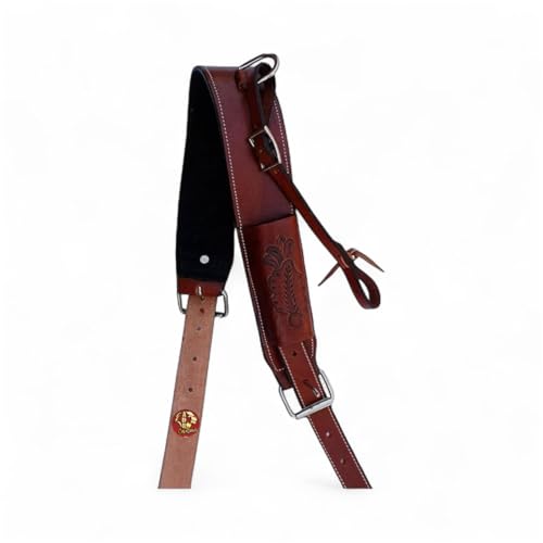 ADB CREATIONS Handmade Tooled Leather Western Horse Girth