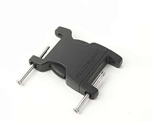 Sea To Summit 2 Pin Field Repair Side Release Buckle - color: Black (Black), size: 25 mm