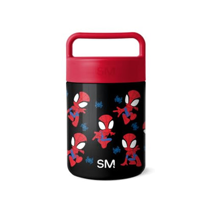 Simple Modern Marvel Spidey Insulated Food Jar with Handle | 12oz | Provision Stainless Steel Food Jar, Lunch Container | Leak Proof for Adults, Smoothie Bowl, Soup | Go Spidey Go - color: Marvel: Go Spidey Go, size: 12 Ounces