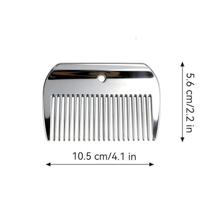 2PCS Aluminum Alloy Horse Comb - For Mane and Tail