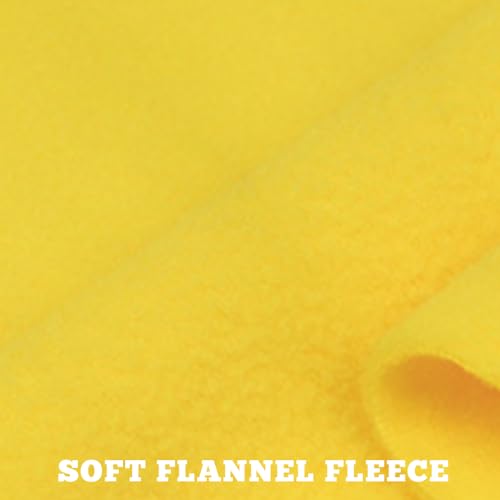 Horse Polo Wraps 2.5m Soft Fleece Polo Wraps Equestrian Leg Bandage Wrap Set of 4 Packs (Yellow - 2.5m) - color: Yellow - 2.5m