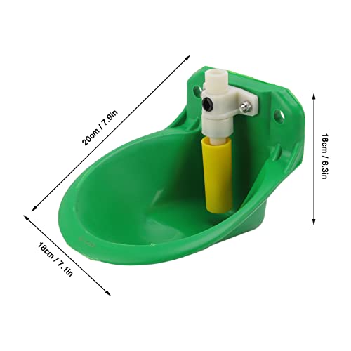 banapoy Automatic Livestock Water Bowl, 1L Capacity Plastic Sheep Drinking Bowl Goat Water Dispenser, Adjustable Water Volume, Farm Feeding Water Bowl for Cow Dog Horse, banapoyd82s5hnxk0