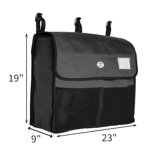 Derby Originals Premium Horse Blanket Carry Storage Bag with Mesh Pockets – Includes Four Desiccant Pouches and 1-Year Warranty - color: Hunter Green