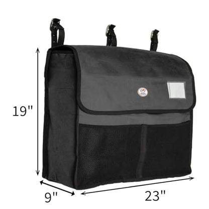 Derby Originals Premium Horse Blanket Carry Storage Bag with Mesh Pockets – Includes Four Desiccant Pouches and 1-Year Warranty - color: Hunter Green