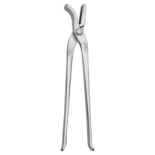 12" Horse Shoe Care Farrier Tool - Heavy Duty Vanadium Steel Hoof Nail Clincher Pliers for Precise Nail Removal, Hoof Trimming, Farrier Work, and Equine Hoof Maintenance