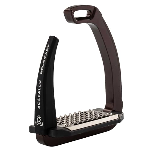 Acavallo Rel-X Easy Stirrups - color: Brown