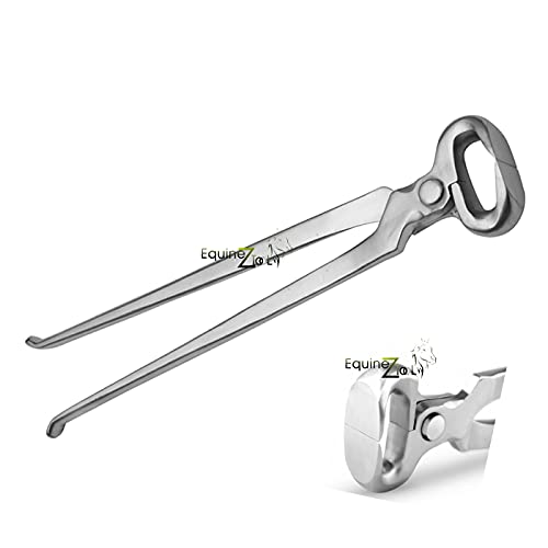Hoof Nipper Set 12" 14" 15" – Premium Vanadium Steel Farrier Nippers in Dull Finish Professional Hoof Trimming Tools for Horses