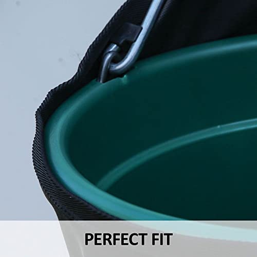 Dura-Tech Scratchless Trailer Bucket Bag | Easily Hang Buckets Easy Application | Durable 1200D Material | Versatile Use | Color Black