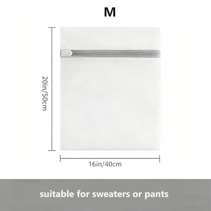3Pcs Mesh Laundry Bags with Sturdy Zipper,washing Bags for Washing Delicates,Protect Clothes in Washing Machine for Home, College & Dorm (3 Medium) - size: 3 Medium