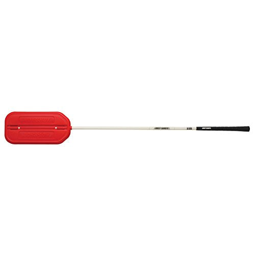 HOT-SHOT® Livestock Sorting Paddles | Cattle Sorting Paddle | Livestock Handling Equipment | Farm and Ranch Rattle Paddle | 48" Red - color: Red, size: 48"