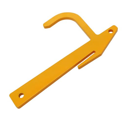 5 Packs Chain Link Banana Clip, Hook Loop Mesh Tools, Metal Fence Stretcher Tensioning, Top Rail Clamp Hanging for Fixed Chain Link