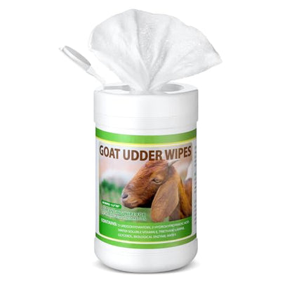 60 Pcs Goat Cow Sheep Udder Wipes, 5.5 x 7.8 Inches