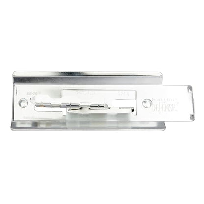 Roll-Lite Zinc Plated Latch, with Thick Flange and Hardware 9-3/8" x 3-5/16" for Wayne Dalton, Roll-Lite, Roll-Right, Trac-Rite, Epic Doors, with Hardware - size: SS-RL2