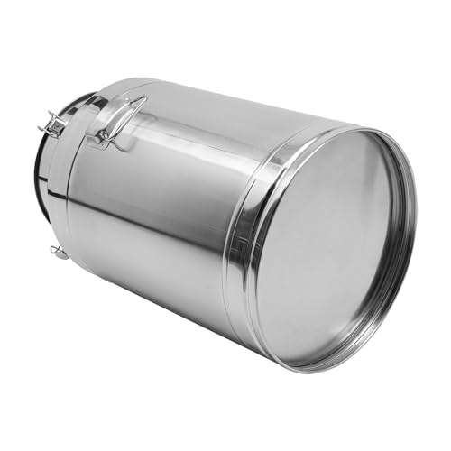 76L/20Gal Milk Can - 304 Stainless Steel Milk Jug With Locking Latch, Milk Bucket Wine Pail Bucket With Silicone Sealed Lid - size: 76L/20Gal