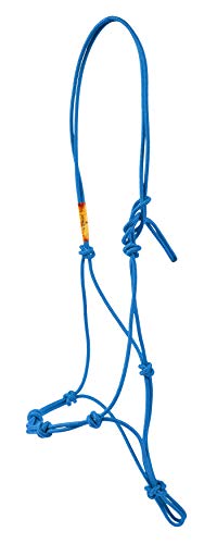 Downunder Horsemanship Rope Halter - color: Blue, size: Small
