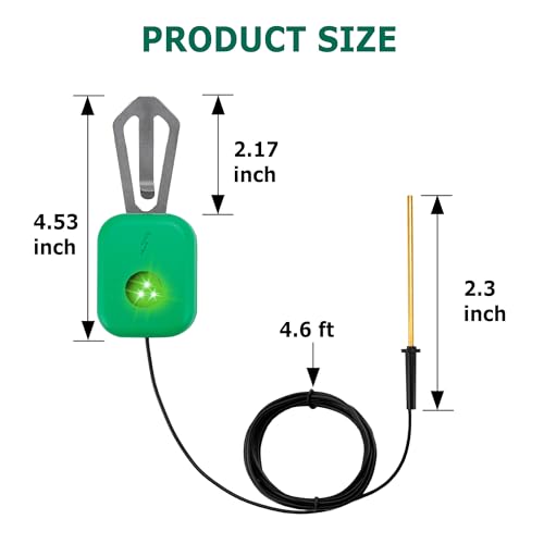 Pulse Flash Electric Fence Tester with LED Indicator, 2 PCS - style: 2 Pack