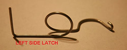 10 Pack Stainless Steel Wire Door Cage Latches Left by RNL RabbitNippLes