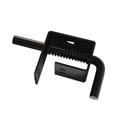 Trailer Gate Spring Latch,Anti-Rust Black Coating,Strong Steel,1Pc