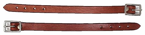 CHALLENGER 5/8" Wide Horse Western Saddle Fender Replacement Contoured Hobble Strap Black 52HS03 - color: Tan