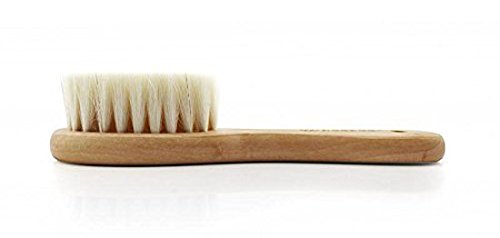 Haakaa Wooden Baby Hairbrush with Natural Goat Wool Bristles 1 pk