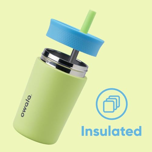Owala Tumbler Kids Stainless Steel Water Bottle 12 oz Turtley Awesome - color: Turtley Awesome, size: 12 Ounces