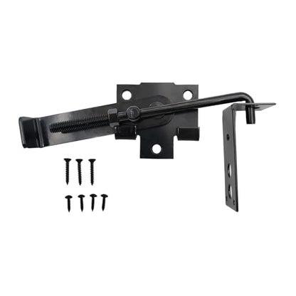 Jamb Latch Fits Barn Door Frames, 1 Pcs Zinc Barn Door Jamb Latch with Hook, Cam Latch Sliding Door, Barn Door Lock Flip Latch Hardware