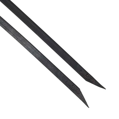 Circle Y Classic Split Reins, 5/8'' Width 7 1/2' Length Soft Durable Black Leather Western Reins for Trail Horseback Riding | Tapered Tips, Tie Ends, Secure Connection (4752-5818)