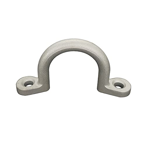 2 Inch Aluminum Trailer Tie Down Rings, 4 Pack | Aluminum material; 2" inner diameter; Bolt-on anchor; For horse, utility & cargo trailers