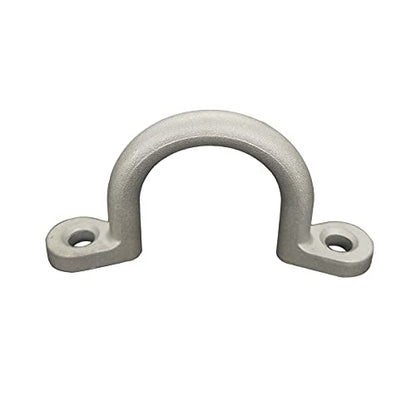 2 Inch Aluminum Trailer Tie Down Rings, 4 Pack | Aluminum material; 2" inner diameter; Bolt-on anchor; For horse, utility & cargo trailers