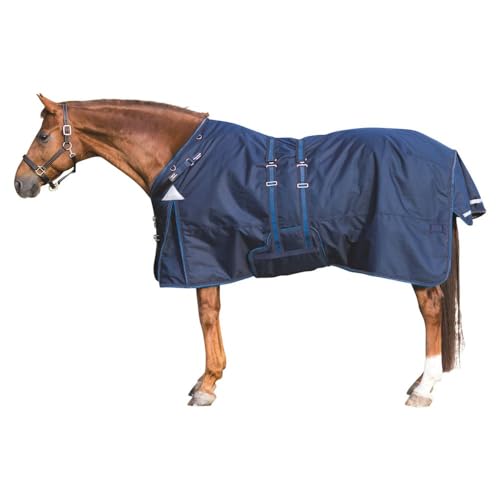 Challenger II VTEK Adjusta-Fit Bellyband Horse Blanket | Wither Relief | Waterproof Horse Blanket | Winter Protection | Winter Horse Blanket - size: 74, style: Medium Weight (220 gm)