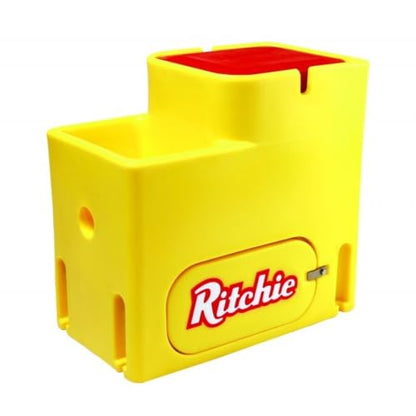 Ritchie Watermatic 100 Automatic Cattle Horse Waterer, 2.8 Gallon Capacity, 1-Sided Fully Insulated Heavy Duty Water Fountain for Horses, Cattle, Sheep & Goats - color: Yellow