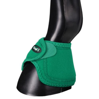 Tough1 No Turn Bell Boots - color: Jade, size: Medium