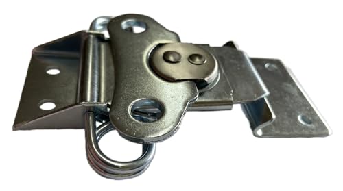 Reliable Hardware Company RH-2636/0371-A Spring Loaded Butterfly Latch, Large and Keeper