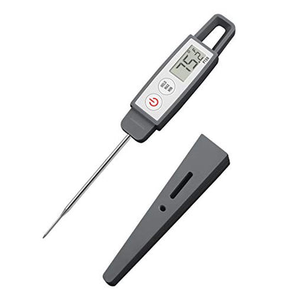 Lavatools PT09C Super-Quick Commercial Grade Digital Thermometer for Cooking, Meat, Candy, Candle, Liquid, Oil, 3" Compact Probe, Splash Proof, °C/°F Toggle, Hold Function - Sesame - color: Sesame, size: Compact