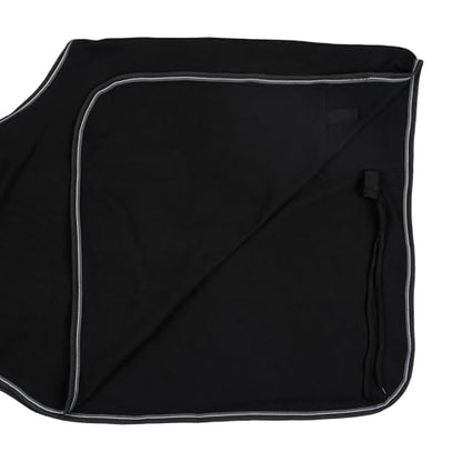 Horze Kiel Riding Blanket with Fleece - Black - 69 in - color: Black, size: 69 in