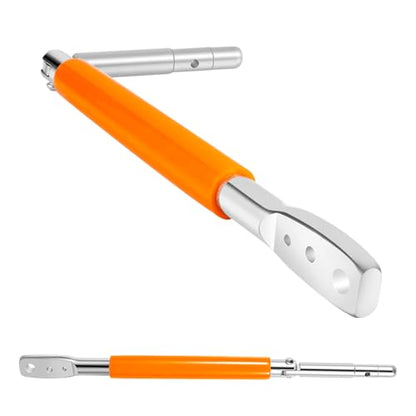 3 Hole Wire Twister Multi-Functional Bender High-tensile Wire Tool Twisting Tool Fencing Tool for Fixing Fence Wire and Wire Clip(Orange) - color: Orange