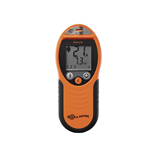 Gallagher i Series Fence Remote & Fault Finder - Electric Fence Tester with Remote Control, Up to 15 kV, Water Resistant Design, Compatible with i Series & MX7500 Energizers - 9V Battery Included