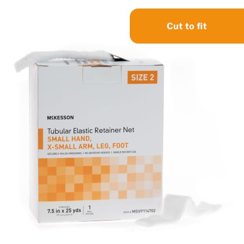 McKesson Tubular Elastic Retainer Net Dressing, 7 1/2 in x 25 yd, 1 ct - size: Size 2 1 Count