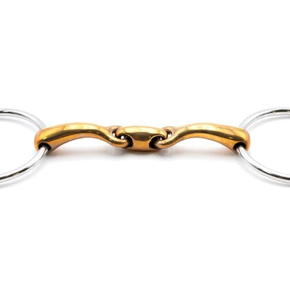 Jeffers Equine Horse Bits, Durable Training Horse Tack, Western Riding Equipment, Equestrian Accessories - style: Oval Mouth Copper Bits