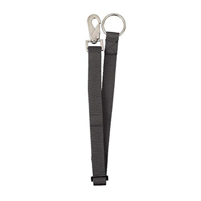 Derby Originals Heavy Duty Adjustable 30” Nylon Hanging Bucket Straps for Water and Feed Buckets - Available in 16 Colors and Patterns (Charcoal) - color: Charcoal