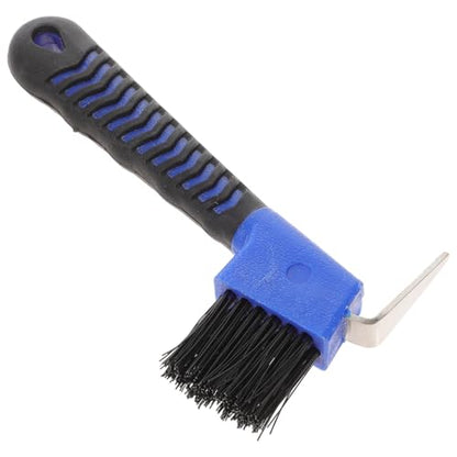 Alipis Horse Hoof Pick with Brush Hoof Cleaning Tools for Horse Grooming Comfortable Grip Handheld Design Dirt Removal Tool for Daily Grooming 6.69 X 3.34 X 0.78 in