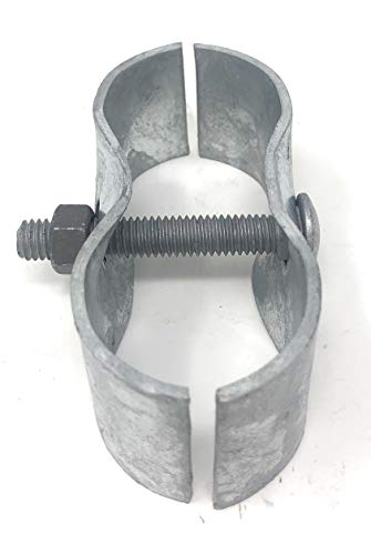 Chain Link Fence Panel Clamps/Kennel Clamps 1-5/8" x 1-5/8" - (8 Sets Pack)