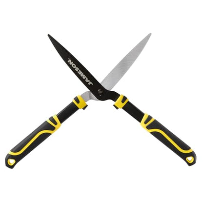 Jameson Heavy-Duty Hedge Shears – 23″ with Ultra-Sharp Non-Stick Blades, Lightweight Aluminum Frame, and Shock-Absorbing Grip