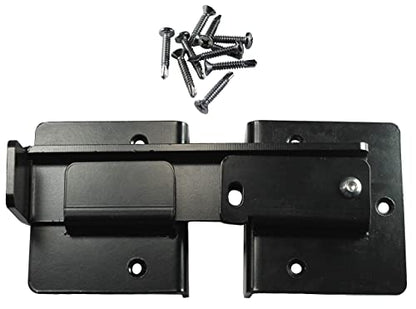 Jake Sales Double Gate Flip Sentry Gate Latch-Flip Latch, Latches Two Gates Together & can be Padlocked for Added Security-Heavy Duty Double Gate Latch is Powder Coated Black & has Bolt Gate Hardware - size: FLIP / DUMPSTER, style: EACH